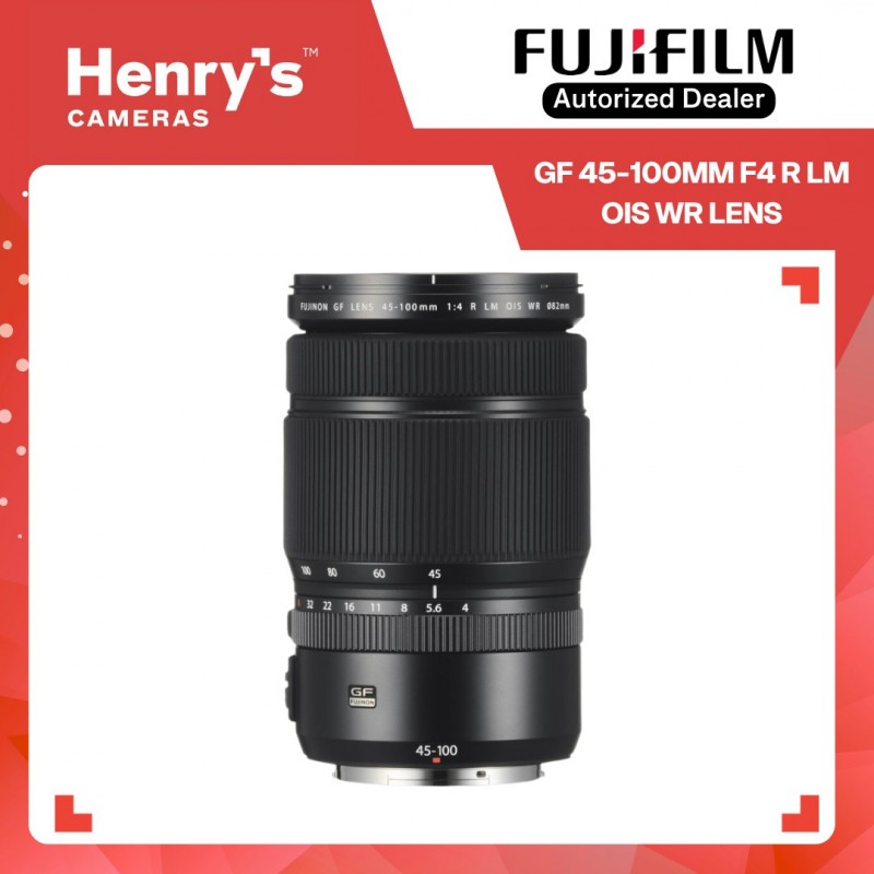 FUJIFILM GF 45-100MM F4 R LM OIS WR LENS